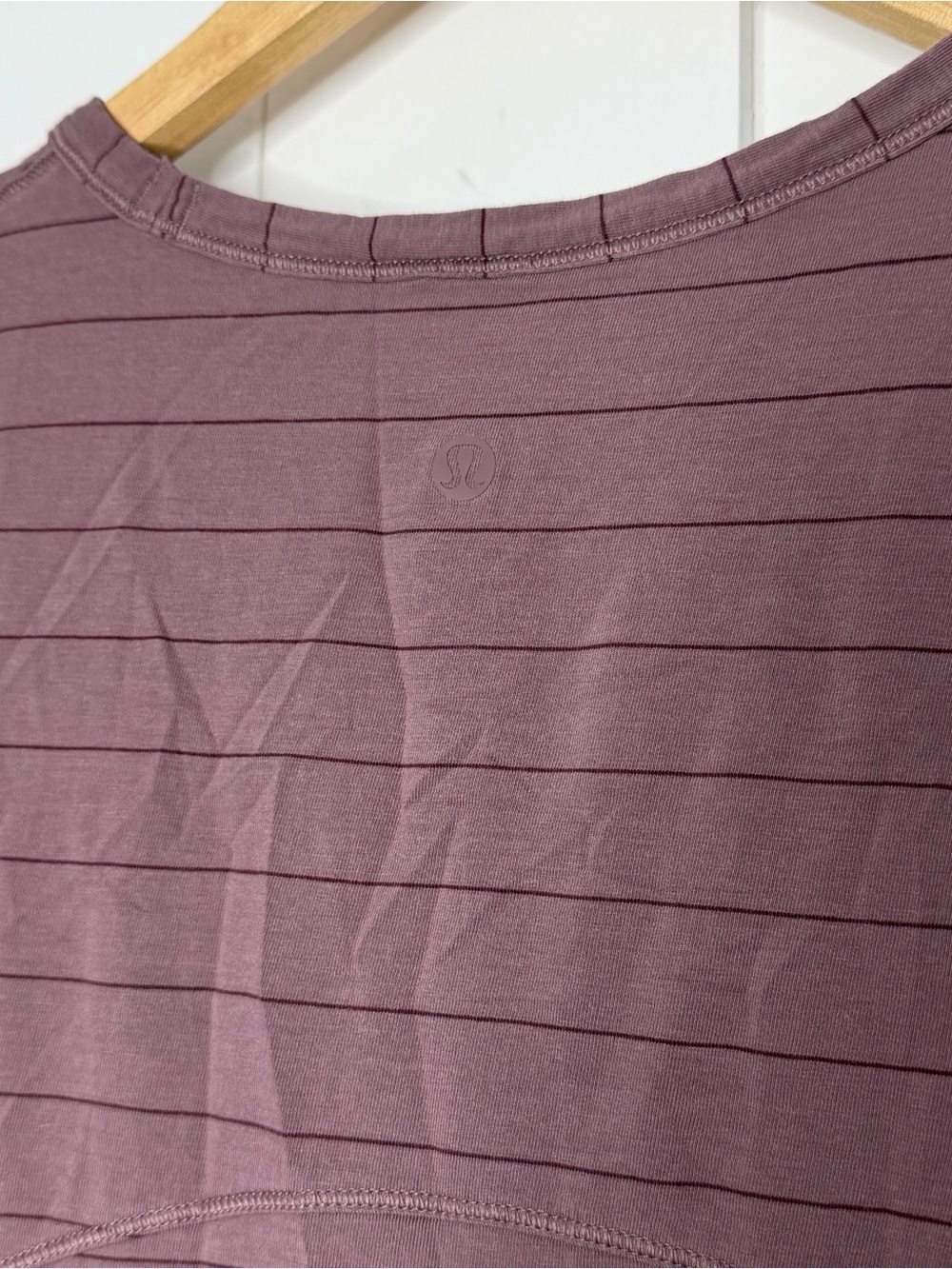 Lululemon Long for Length tank large purple pima cotton athleisure athletic - Picture 8 of 11